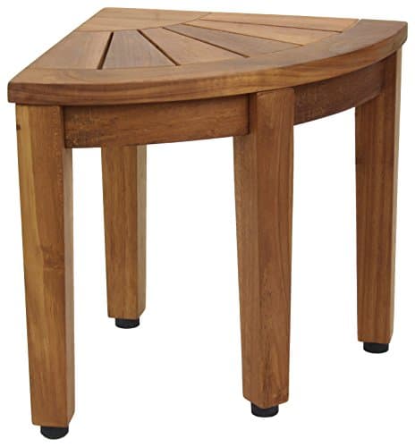 AquaTeak 12" Kai OptiAREA Corner Teak Foot Rest