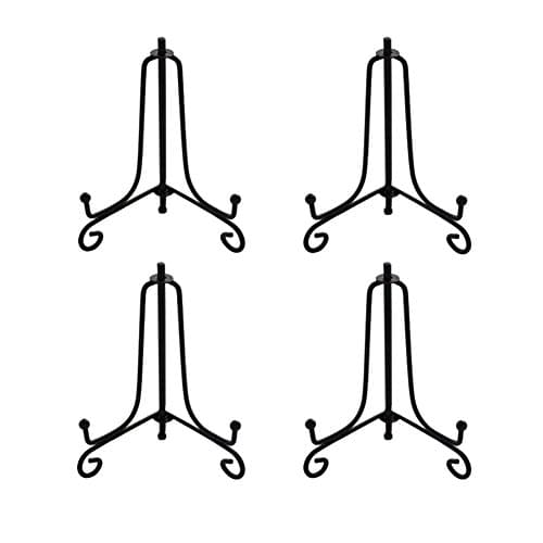 Artliving Black 3.5 Inch Mini Cookie Holder Display Easels (4 pack)