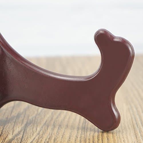 Artliving 6 Inch Wood-Like Plate Stand Holders - Set of 2