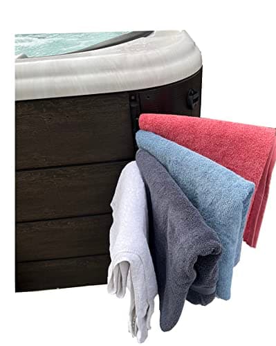 Indoor/Outdoor Towel Rack with 5 Bars for Hot Tubs, Pools, Saunas, Bathrooms & Patios