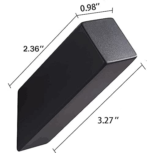 YJ Yanjun Matte Black Stainless Steel Bath & Kitchen Robe Hook - 4 Pack