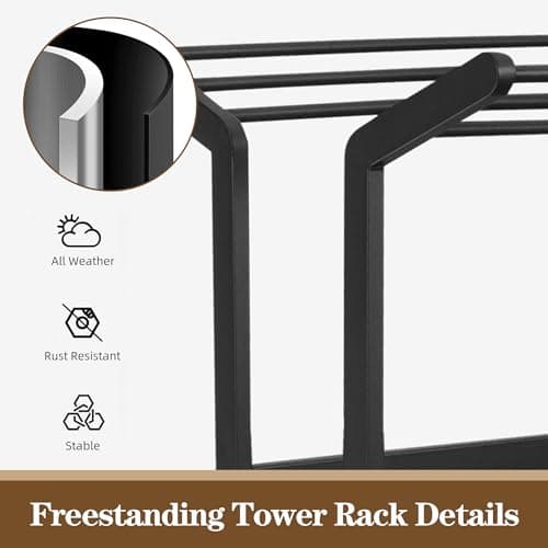 Ulax Pool Float Caddy with Towel Rack - Easy Storage for Pool, Beach, and Hot Tubs