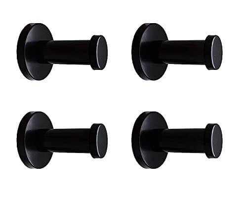 Stainless Steel Single Hook, Super Heavy Duty, 2", 4 PCS, Wall Mount Bath Towel & Coat Hanger