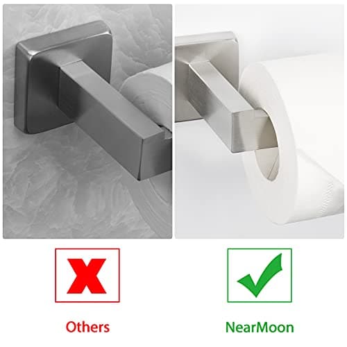 NearMoon Premium SUS304 Stainless Steel Rustproof Toilet Paper Holder