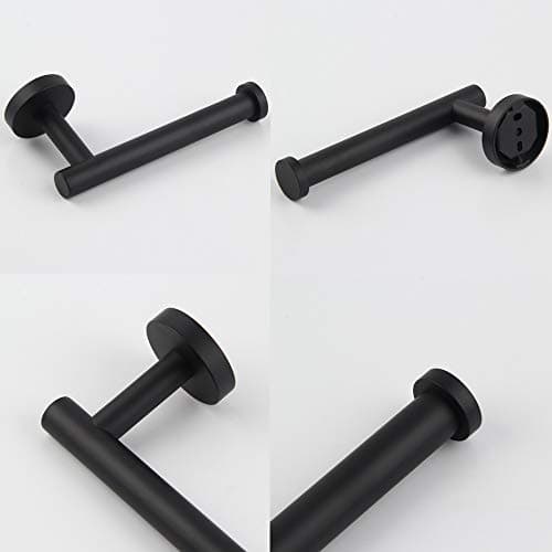GERZ Matte Black SUS 304 Stainless Steel Toilet Paper Holder