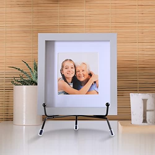 Chumia Anti Slip Plate Stands for Display Plate Holder, Black Iron Easel Plate Holder Stand (4, 6, 8 Inch)