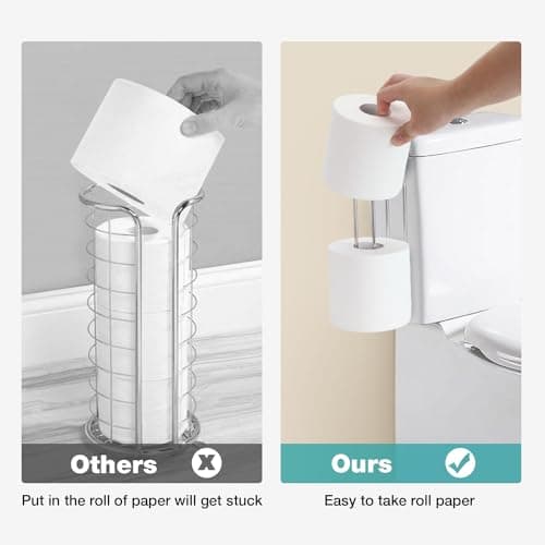 Stainless Steel RV Bathroom Toilet Paper Holder, Silver