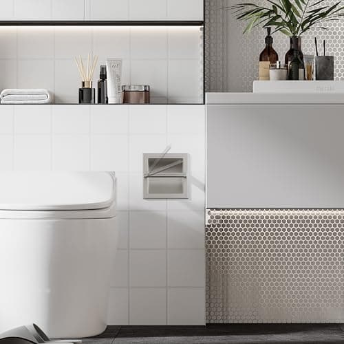 SUS304 Brushed Nickel Pivoting Wall Toilet Paper Holder