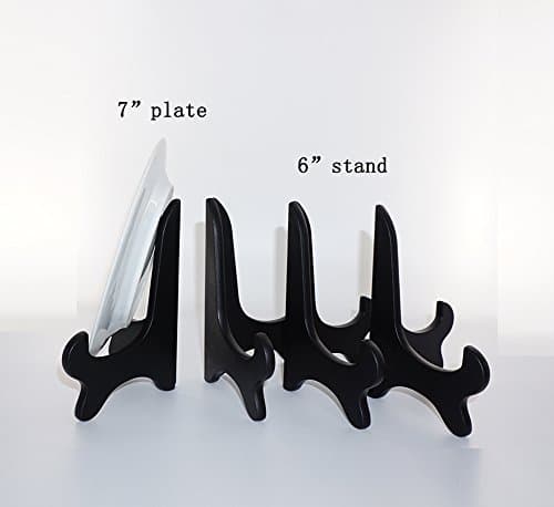 Artliving 6" Wood-Like Plastic Picture Frame Display Stands - Set of 4