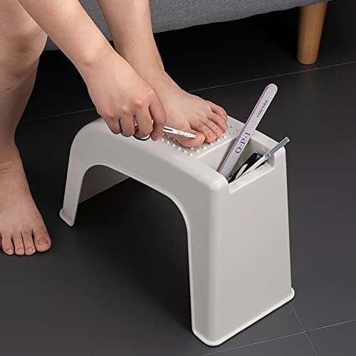 Hedume 2 Pack Non-Slip Shower Foot Rest Stand for Easy Pedicure and Leg Shaving