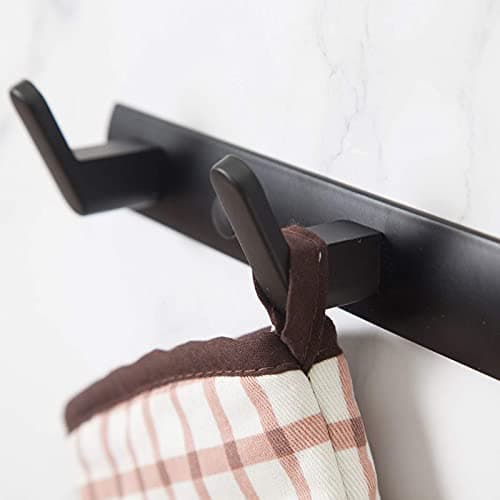Bathroom Towel Hooks for Hanging, Hats, Kitchen Towel Wall Hook Rack