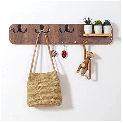 10 Pack Heavy Duty Black Wall Hooks for Coats, Robes, Key Bags