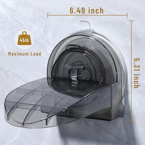 Antidious Bathroom Foot Rest for Leg Shaving, Reusable Suction Pedal (Black)