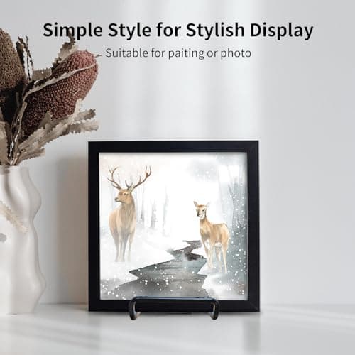 3 Pack Metal Plate Display Stands for Photos & Plaques