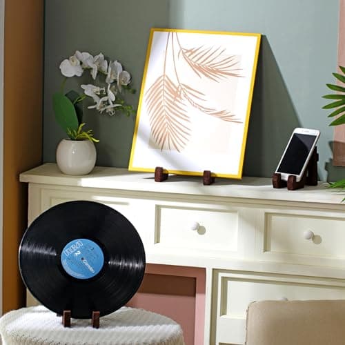 Wooden Plate Holder Display Stand for 3 Size Plate