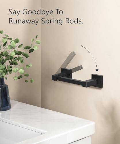 Black Stainless Steel Toilet Paper Holder for Bathroom Wall Mount