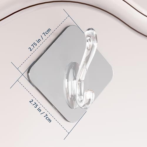 10 Pack Heavy Duty Wall Hooks for Coats and Towels