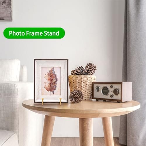 4 Pack 6 Inch Gold Plate Stands for Photo Easel and Decorative Platters