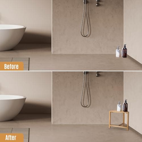12 Inch Shower Foot Rest for Small Spaces, Legs Shaving Bench