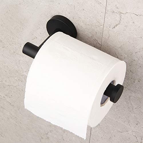 GERZ Matte Black SUS 304 Stainless Steel Toilet Paper Holder