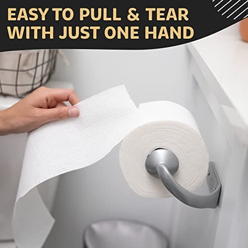 Stainless Steel Toilet Paper Holder - Easy Install, Simple One-Handed Operation, Wall Mount Design
