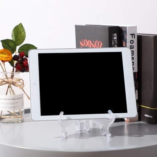 Boao 12 Pack Clear Display Card Easel for Weddings and HomeDecoration