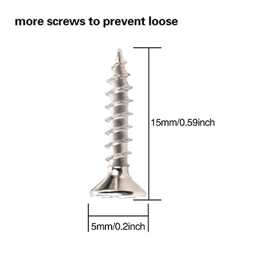 EBOOT 20 Pc Small Coat Hooks for Robes, Towels, Bags & Hats with 50 Screws