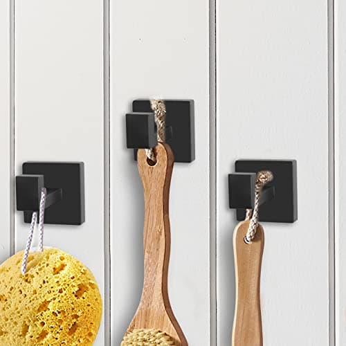 8-Pack Stainless Steel Towel Hooks for Bathroom and Kitchen