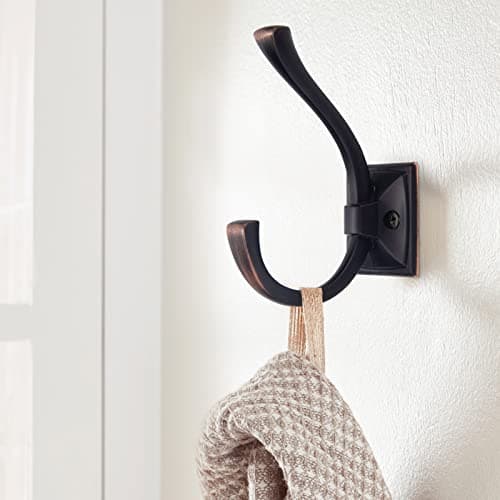 TUNNY Oil-Rubbed Bronze 5 Pack Antique Wall Hanging Coat Hook