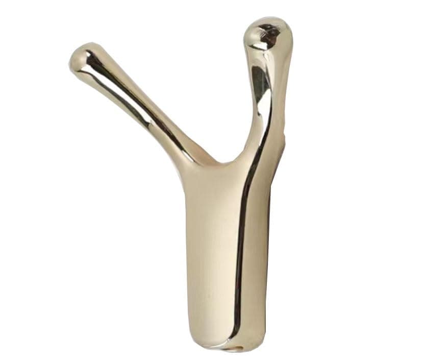 Heavy Duty Black Wall Hooks for Coats, Towels & Keys (Nickel, 5 Pac) — K Gold