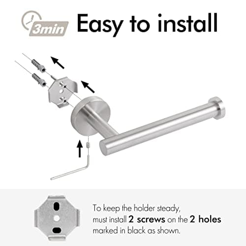 KES SUS304 Stainless Steel Toilet Paper Holder, A2175S12-2