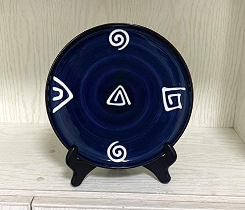 Vernuos Black 6 Inch Wooden Display Stand for Weddings and Home Decor