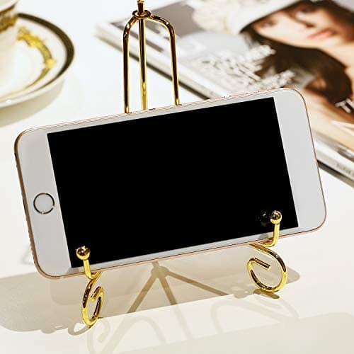Tatuo Gold 6 Inch Plate & Photo Display Stand
