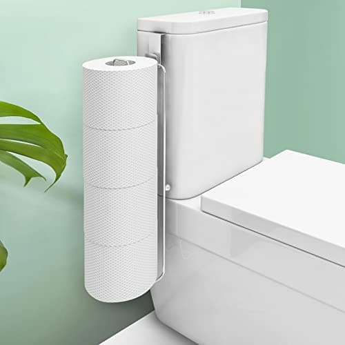 Stainless Steel RV Bathroom Toilet Paper Holder, Silver — Silver,hold 4 Rolls-1 Pcs