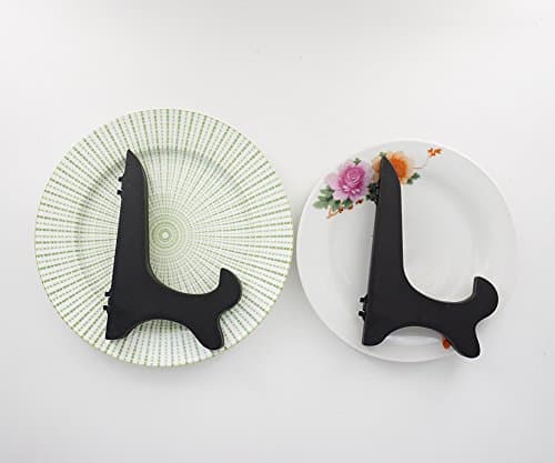 Artliving 6" Wood-Like Plastic Picture Frame Display Stands - Set of 4