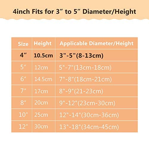 LIONWEI 4inch Anti-Slip Iron Plate Display Stand Black