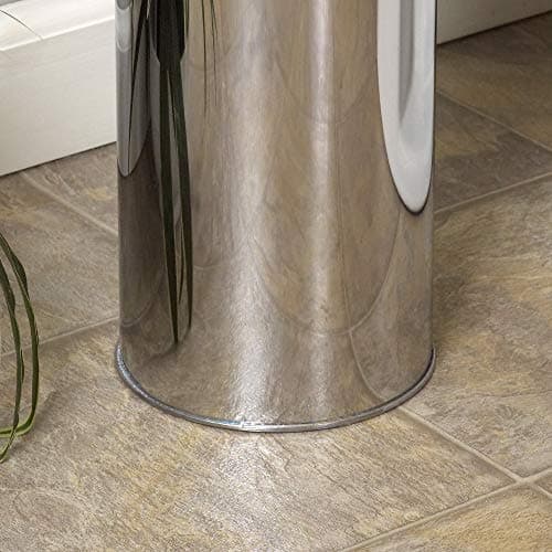 Zenna Home Rust-Resistant Stainless Steel TP Holder with Lid