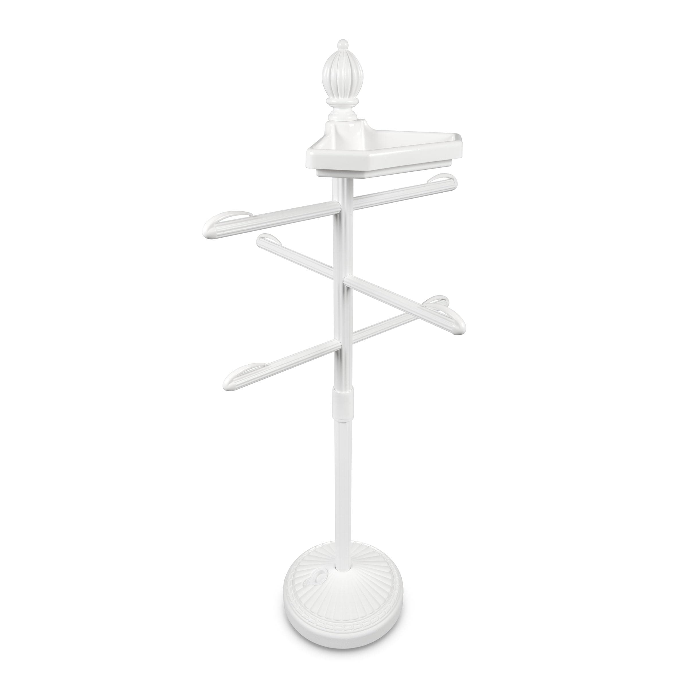 O2COOL Adjustable Pool & Patio Towel Holder, White