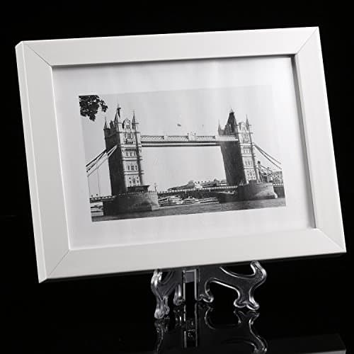 Boao Clear 4 Inch Plastic Easel Plate Display Stand for Home Weddings