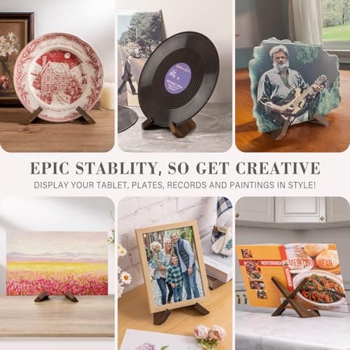 6.5 Inch Decorative Plate Stand & Picture Frame Holder