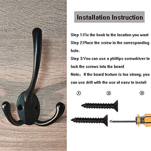 Retro Farmhouse Coat Hooks for Bath, Kitchen, Garage
