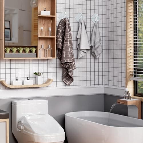 10 Pack Heavy Duty Wall Hooks for Coats and Towels