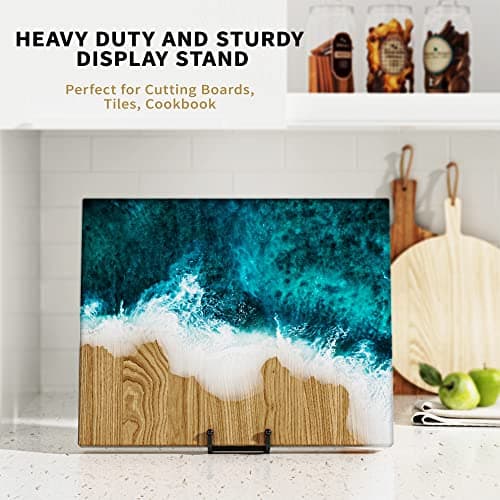 3 Pack 8 Inch Metal Wire Plate & Picture Display Stand