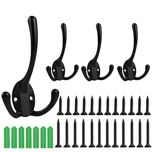 Retro Farmhouse Coat Hooks for Bath, Kitchen, Garage
