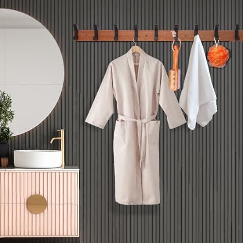 IBosins 33.5'' Wall-Mounted Coat Rack with 10 Double Hooks for Entryway