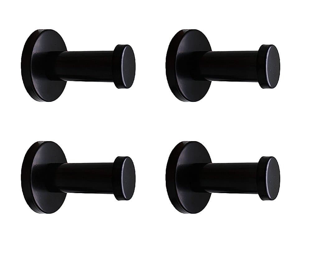Stainless Steel Single Hook, Super Heavy Duty, 2", 4 PCS, Wall Mount Bath Towel & Coat Hanger
