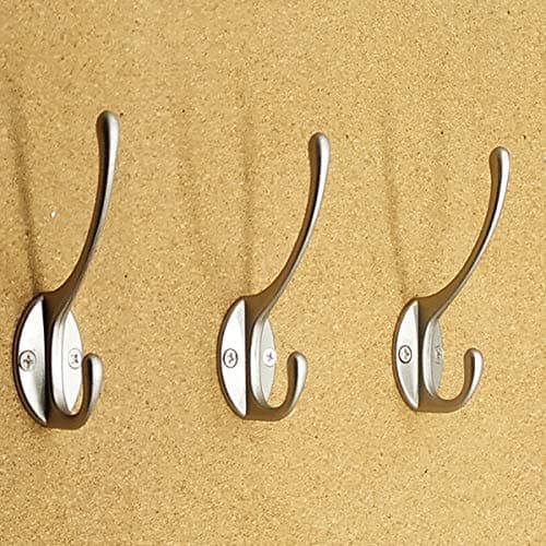 IBosins Silvy Heavy Duty Dual Coat Hooks Wall Mounted (Silvery)  
IBosins Silvy Heavy Duty Dual Coat Hooks for Home Entryway (Silvery)  
IBosins Silvy Heavy Duty Dual Coat Hooks with 40 Screws (Silvery)