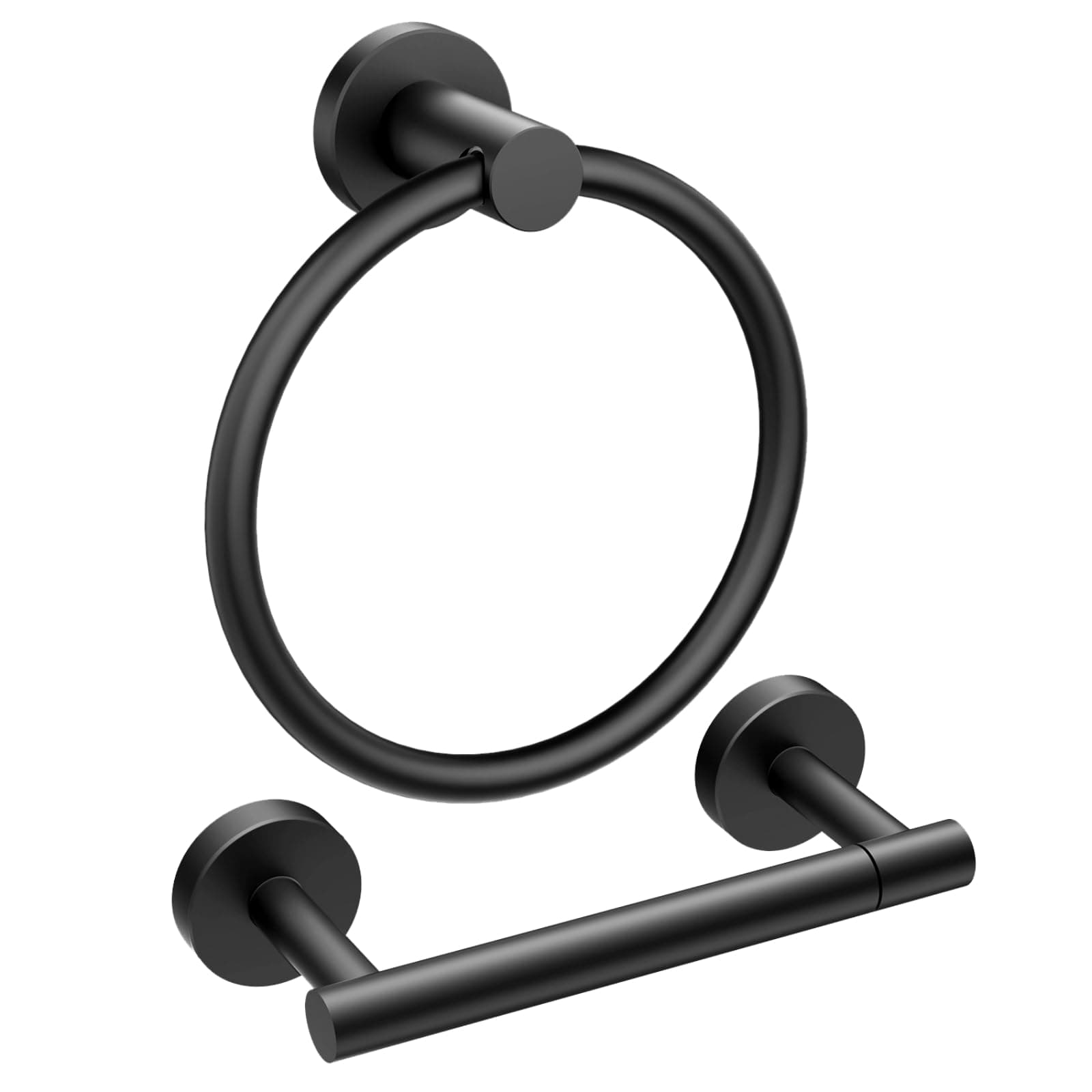 Matte Black Bathroom Hardware Set for RV or Bathroom
