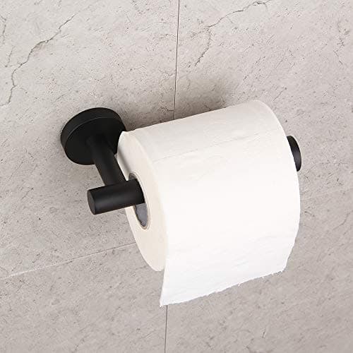 GERZ Matte Black SUS 304 Stainless Steel Toilet Paper Holder