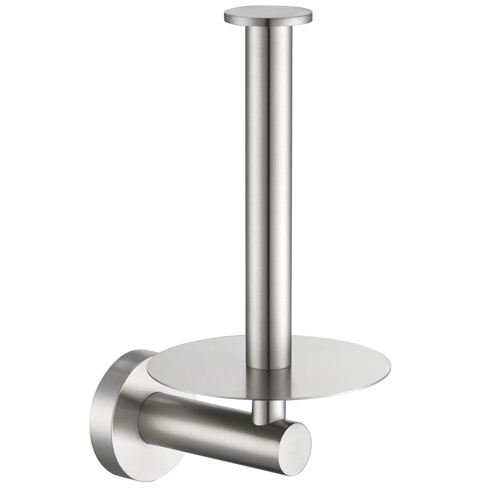 Aomasi Brushed Nickel SUS304 Stainless Steel Vertical Toilet Paper Holder